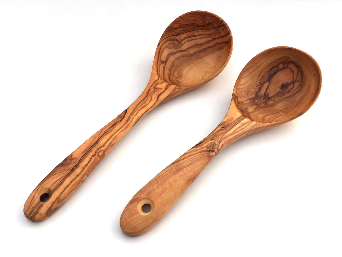 Gemüselöffel breiter Griff, gebogen 25/30 cm