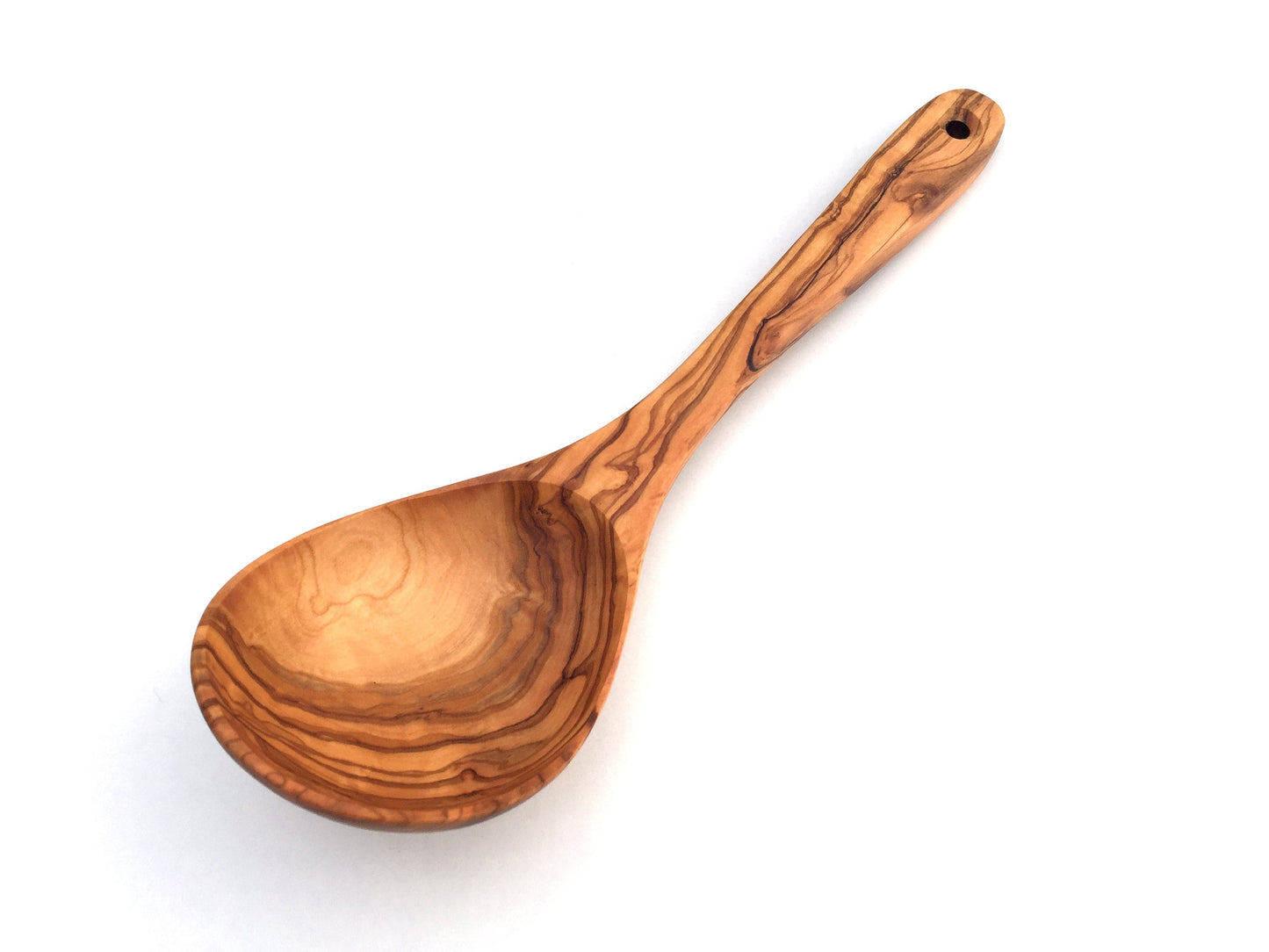 Gemüselöffel breiter Griff, gebogen 25/30 cm