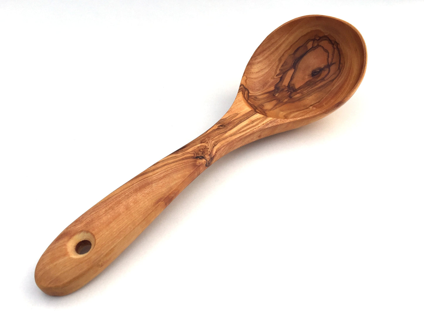 Gemüselöffel breiter Griff, gebogen 25/30 cm