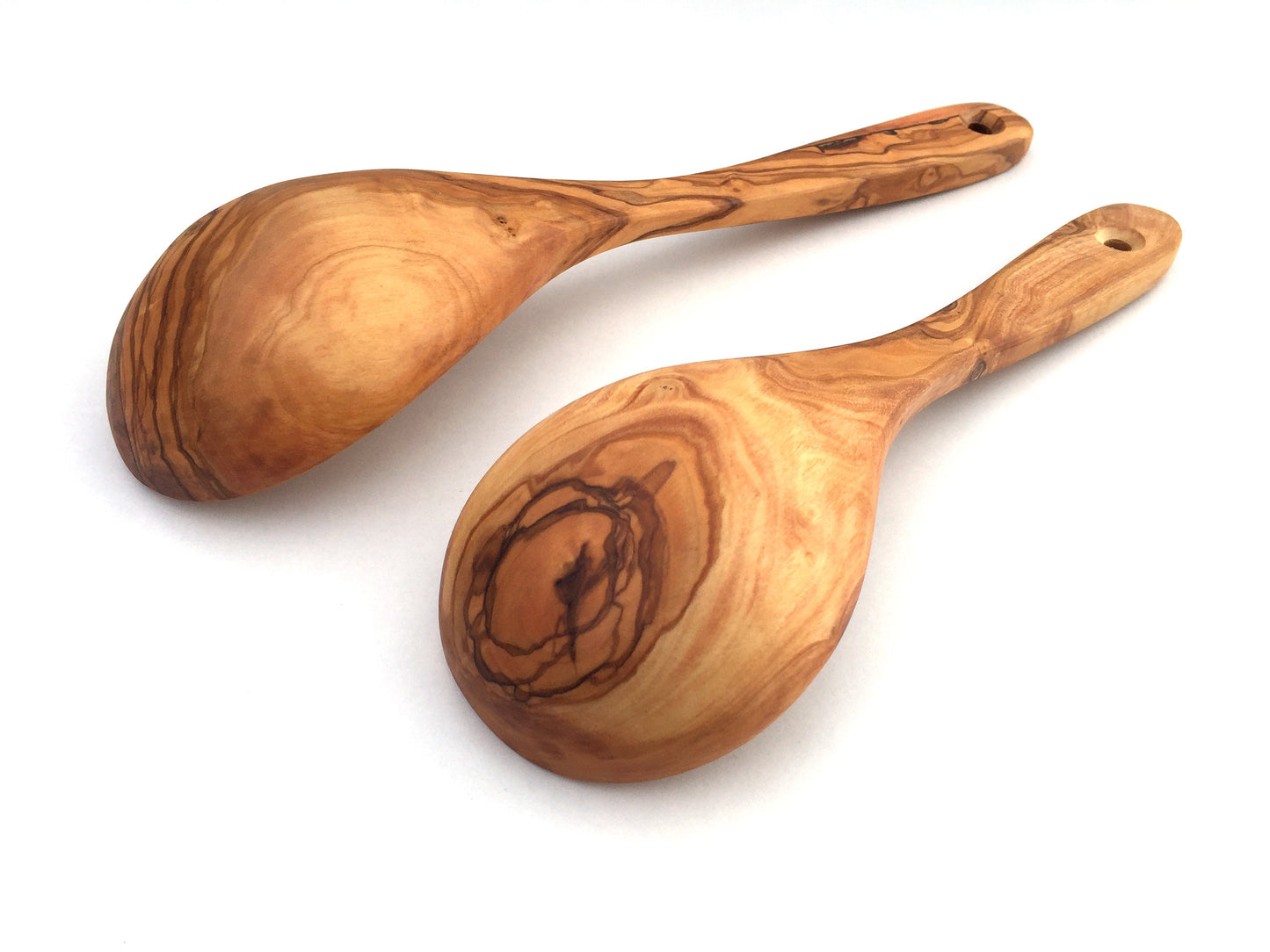 Gemüselöffel breiter Griff, gebogen 25/30 cm