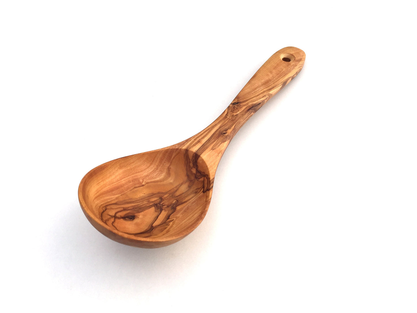 Gemüselöffel breiter Griff, gebogen 25/30 cm