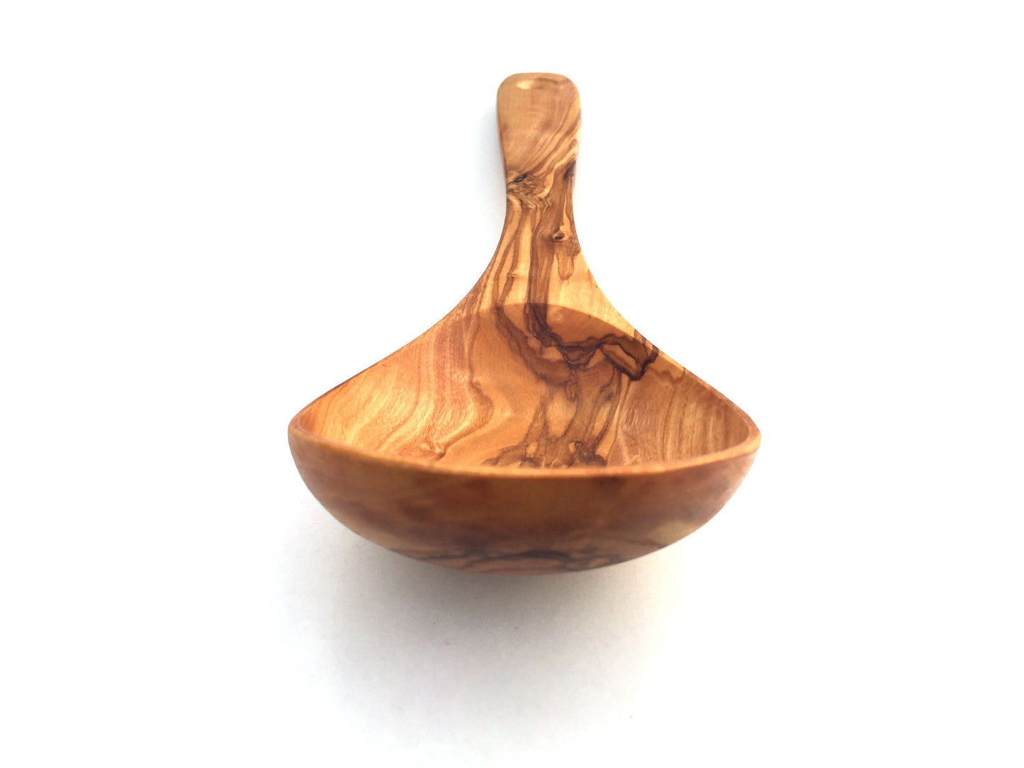 Gemüselöffel breiter Griff, gebogen 25/30 cm