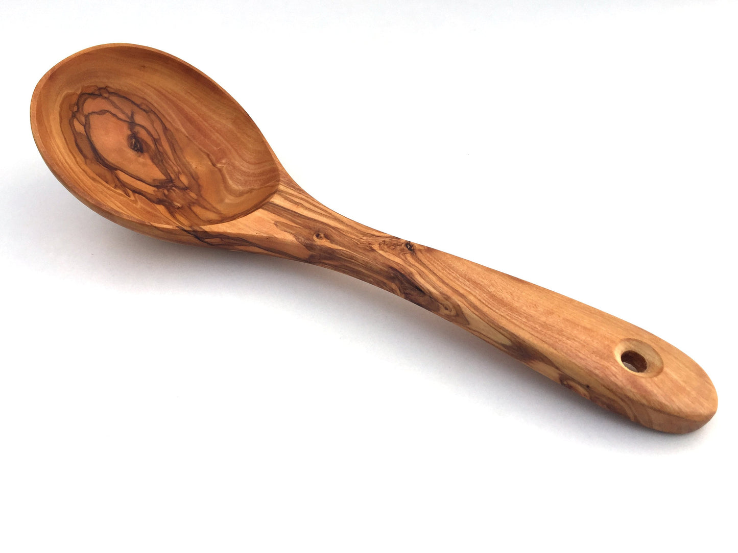 Gemüselöffel breiter Griff, gebogen 25/30 cm