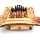 Schachspiel rustikal, Schachtisch Gr. S inkl. 32er Schachfiguren
