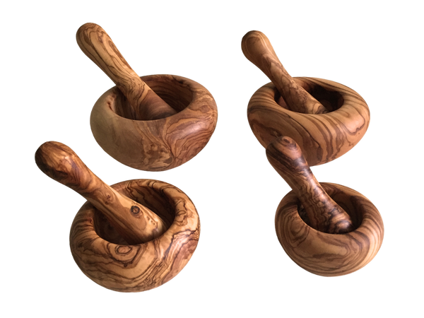 Mörser mit Stößel abgerundet