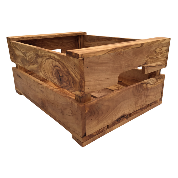 Holzkiste "My Stuff" Größe L: 40 x 30 x 19 cm - Olivenholz