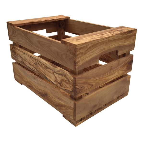 Holzkiste "My Stuff" Größe XL: 45 x 35 x 28 cm - Olivenholz