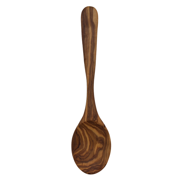Kochlöffel "Plaisir" oval - handgefertigt & ergonomisch aus Olivenholz