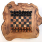 Schachspiel rustikal, Schachtisch Gr. M inkl. 32 Schachfiguren