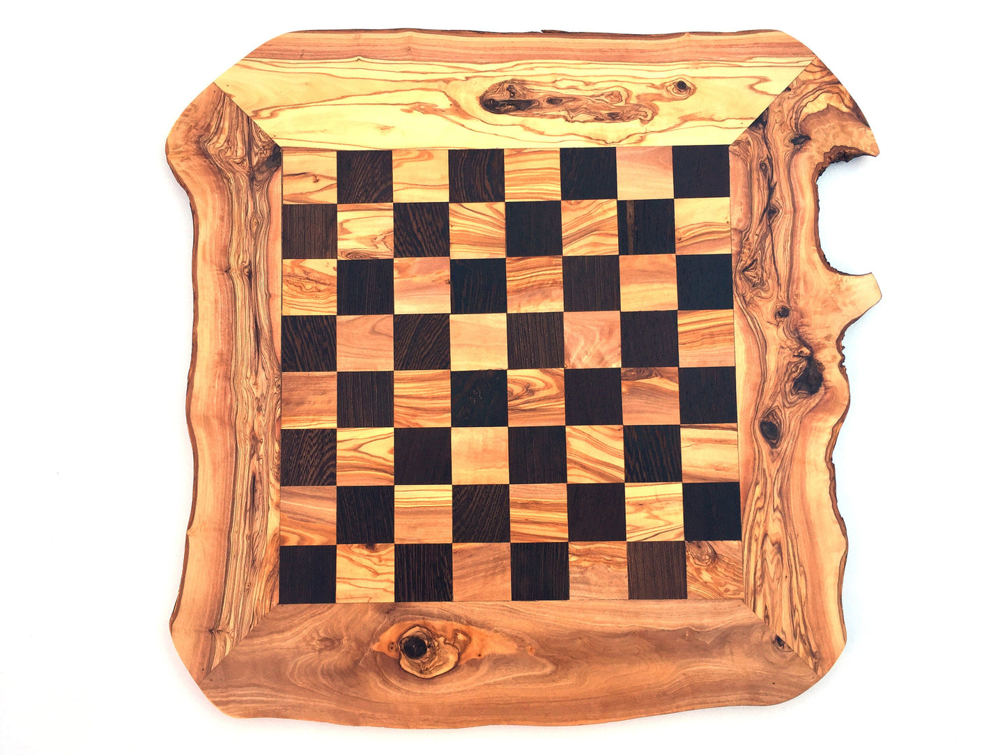 Schachspiel rustikal, Schachbrett Gr. XL ohne Schachfiguren