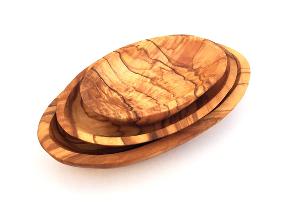 3er Set Schalen Oval