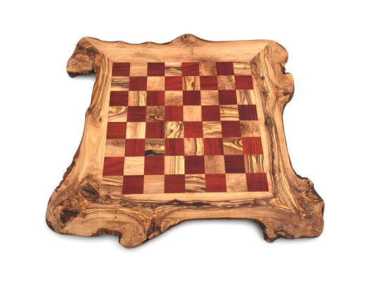 Schachbrett rustikal Größe wählbar ohne Schachfiguren