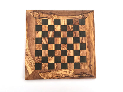 Schachspiel gerade Kante Größe wählbar ohne Schachfiguren