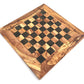 Schachspiel gerade Kante Größe wählbar ohne Schachfiguren