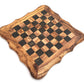 Schachspiel abgerundete Kante Größe wählbar ohne Schachfiguren