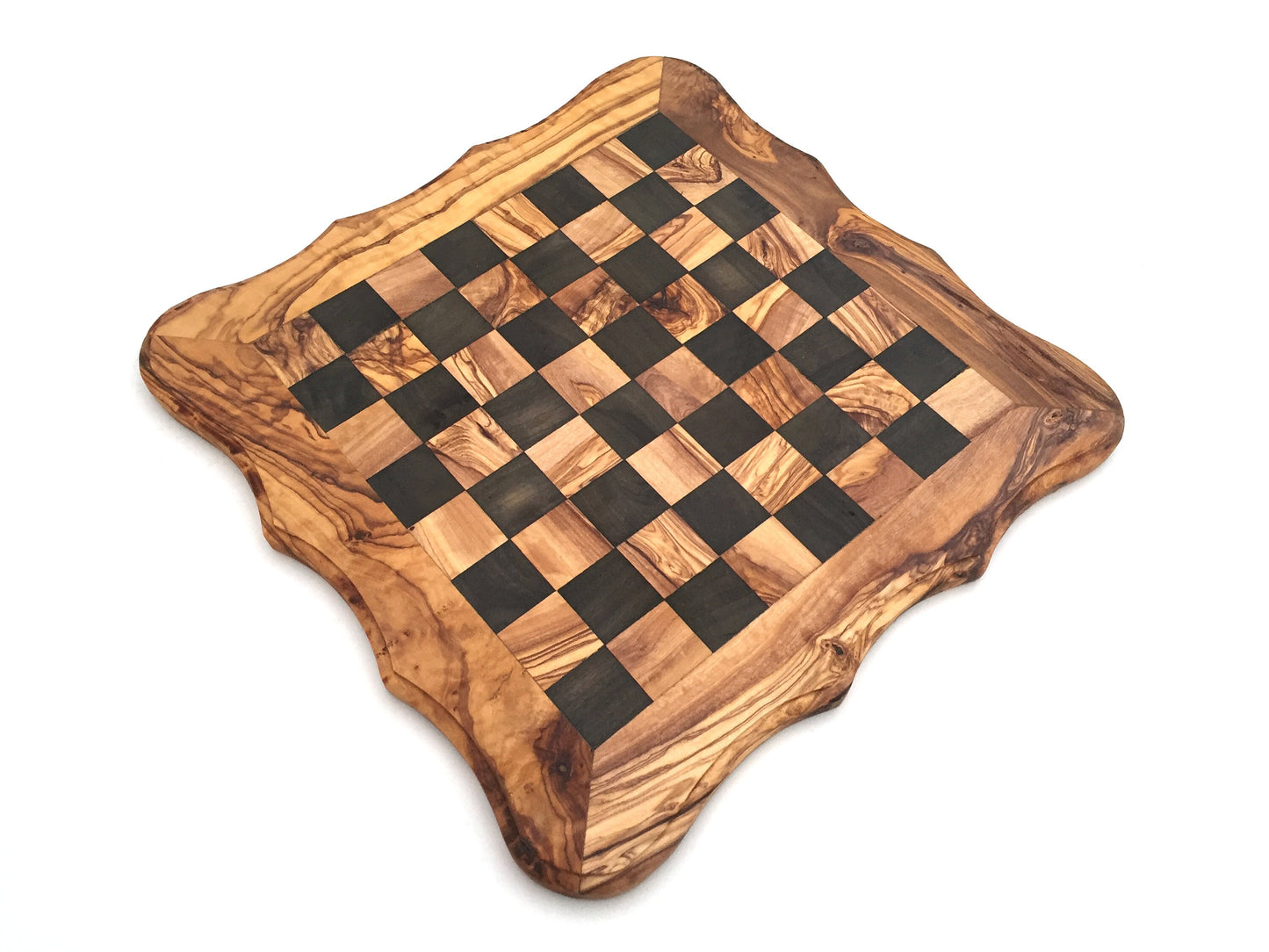 Schachspiel abgerundete Kante Größe wählbar ohne Schachfiguren