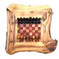 Schachspiel rustikal, Schachtisch Gr. S inkl. 32er Schachfiguren