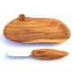 Butterteller mit Buttermesser, 2 tlg.,