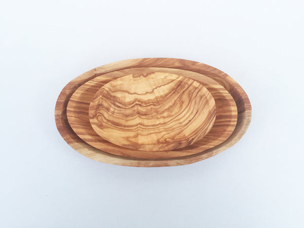 3er Set Schalen Oval