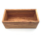 Container rechteckig L. 25 cm, Holz Ablage