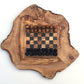 Schachspiel rustikal, Schachbrett Gr. S inkl. Schachfiguren