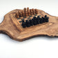 Schachspiel rustikal, Schachbrett Gr. S inkl. Schachfiguren