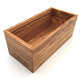 Container rechteckig L. 25 cm, Holz Ablage