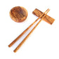 Sushi Essstäbchen 27 cm, Set wählbar, Chopsticks, handgefertigt aus Olivenholz