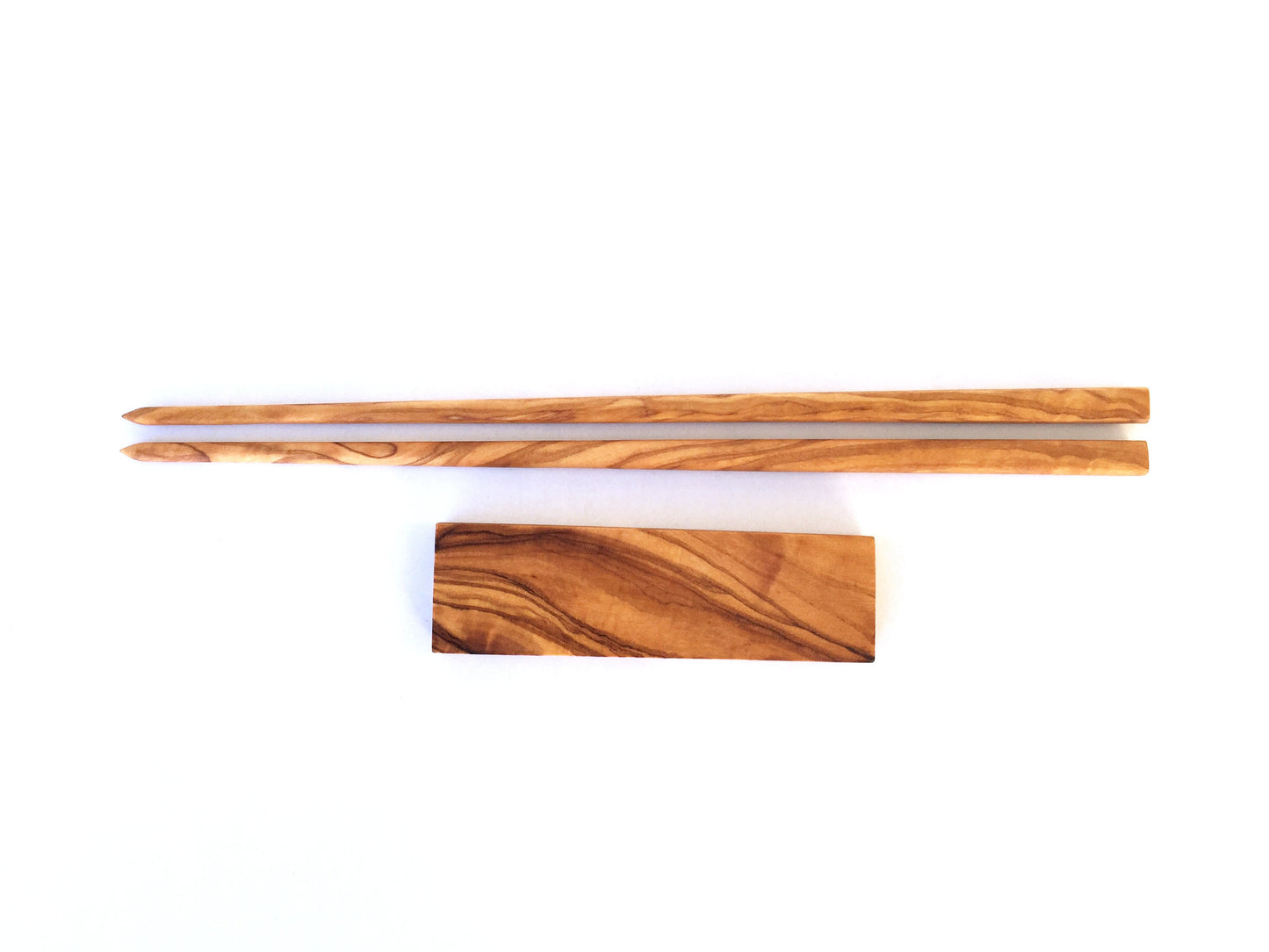 Sushi Essstäbchen 27 cm, Set wählbar, Chopsticks, handgefertigt aus Olivenholz