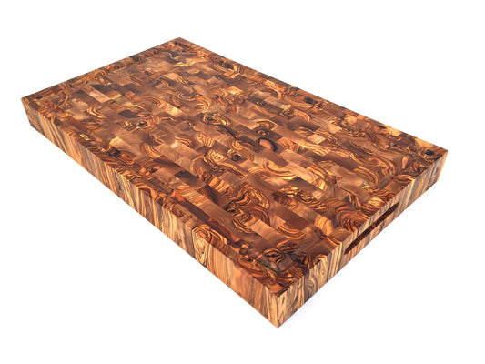 Hackbrett "mosaicmood" rechteckig mit Rille Länge 50x30 cm