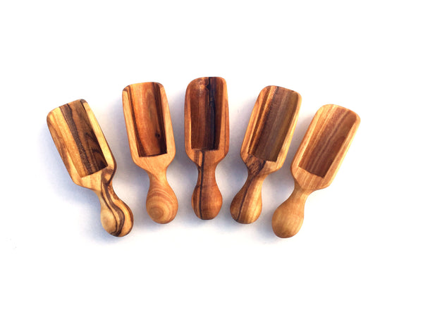 5er Set Mini Salzschaufel 6 cm
